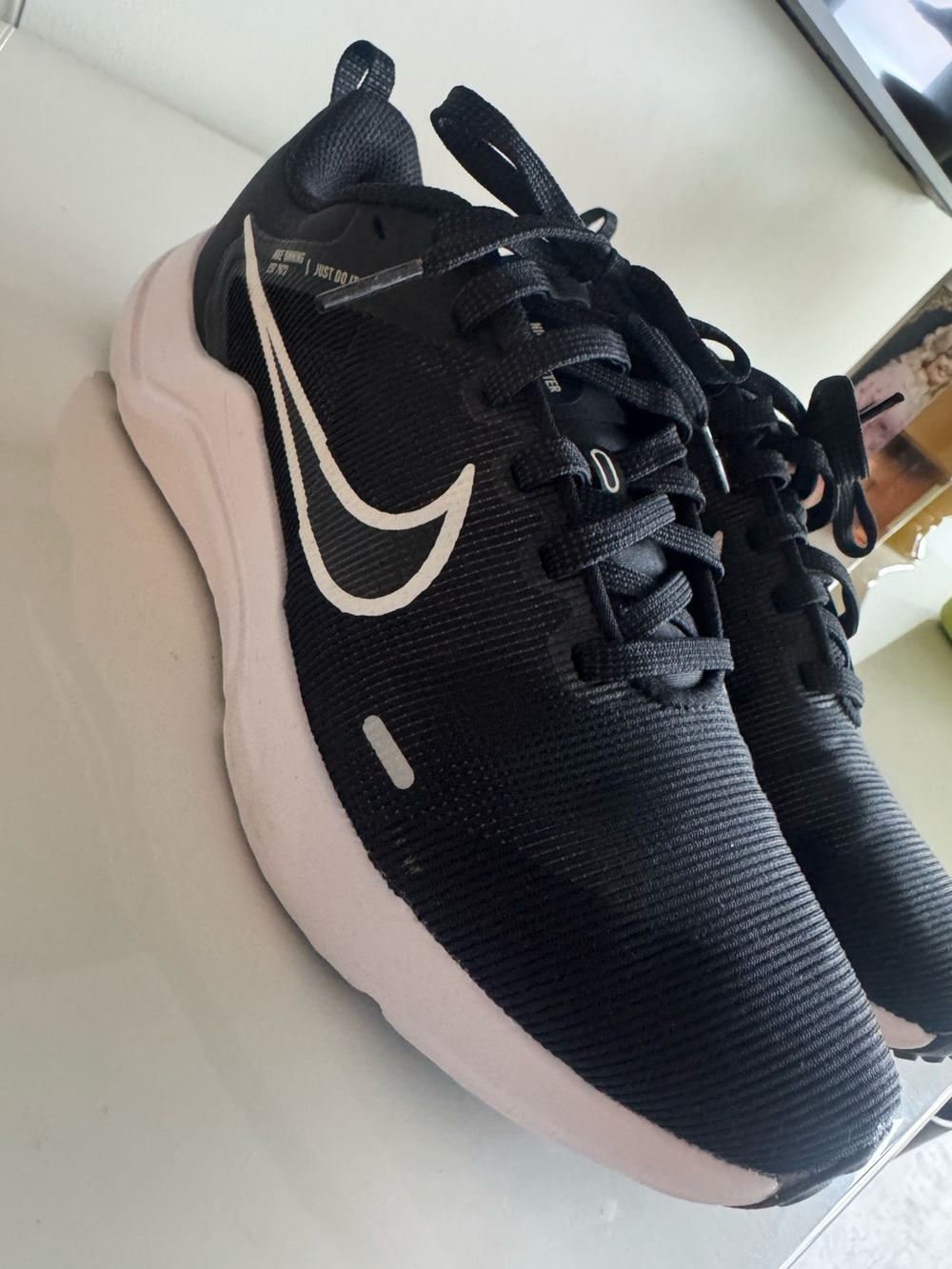 Nike Black and White Low-Profile Trainers